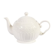 Teapot SOFIA, 600ml, D13xH14cm, white