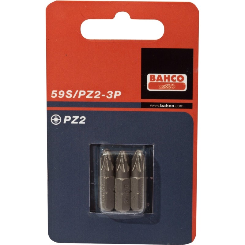 Screwdriver standard bit 59S PZ2 25mm 3pcs, blister Screwdriver standard bit 59S PZ2 25mm 3pcs, blister