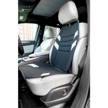 Seat cover 2mm foam padding, black grey