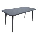 Table WALES 160x80xH75,5cm, dark grey