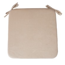 Chair pad VELVET 39x39cm, beige