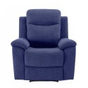 Recliner armchair MILO recliner, blue