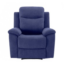 Recliner armchair MILO recliner, blue
