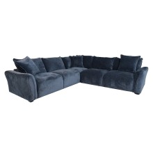 Corner sofa DIVI dark blue