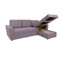 Corner sofa bed INGMAR vintage pink