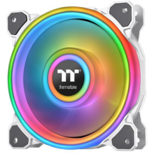 Кулер Riing Quad 14 RGB 140 мм Корпусный вентилятор CL-F101-PL14SW-C, Thermaltake