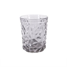 Drinking glass CORAL 250ml, silver shine