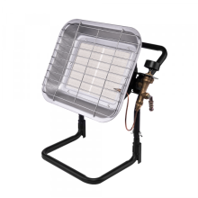 Gas heater for gas cylinder with stand