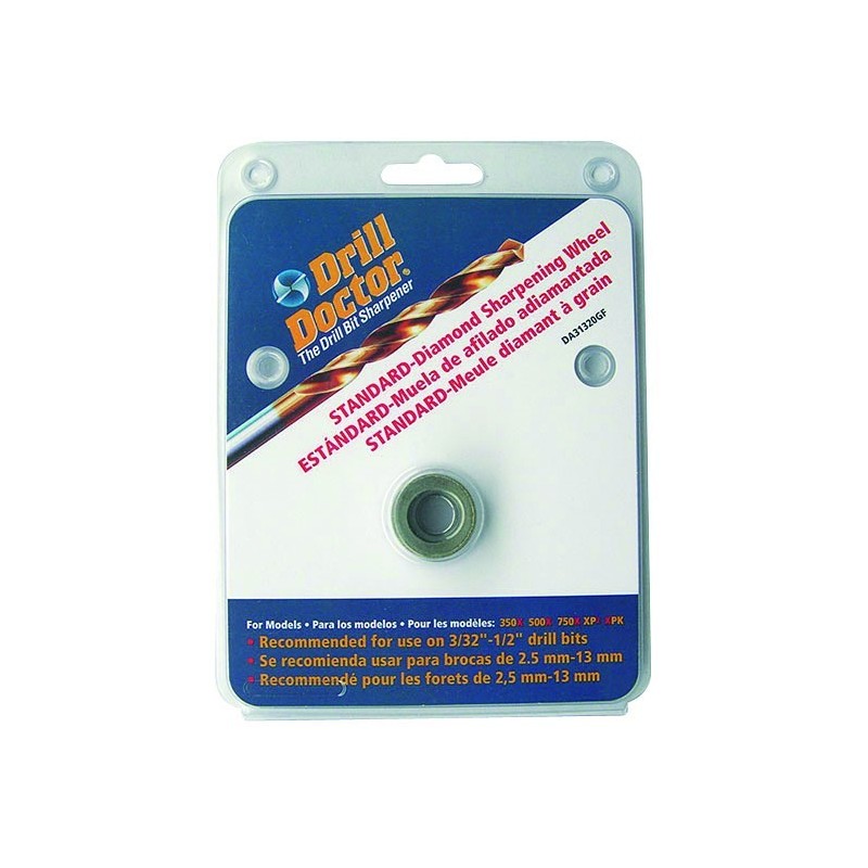 Drill Doctor 180 grain diamond grinding wheel for grinders Drill Doctor 180 grain diamond grinding wheel for grinders