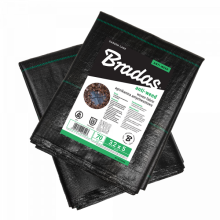 Anti-weed woven PP black UV, 70g, 1,6 x 10m