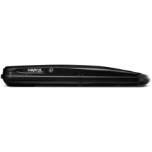 Roof box NORDIC 10.8, black metal