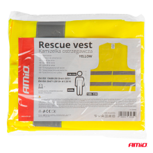 Reflector vest XXXL yellow, certified