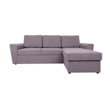 Corner sofa bed INGMAR vintage pink