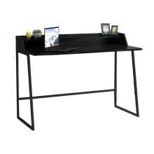 Kirjutuslaud HELENA 120x60xH88cm, must tamm, MDF, metall