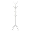 Coat hanger ASCOT 42x42xH178cm, 8-hangers, material: wood, color: white, finish: lacquered