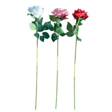 Kunstlill FLOWERLY H76cm, roos, mix