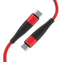 USB cables and chargers, USB-C to USB-C 65W Red, Fusion Accessories