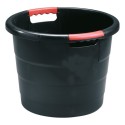 Multi-purpose round container TONI, black 70L