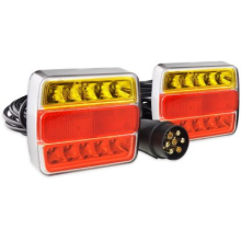 Set of trolley rear lights with magnet 12v, E4
