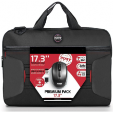 Bag for notebook, Laptop Case 17.3" & Wireless Mouse Black, Port Designs