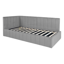 Bed JASPER 90x200cm, grey