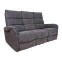 Sofa BOWERS 3-seater electric recliner, grey