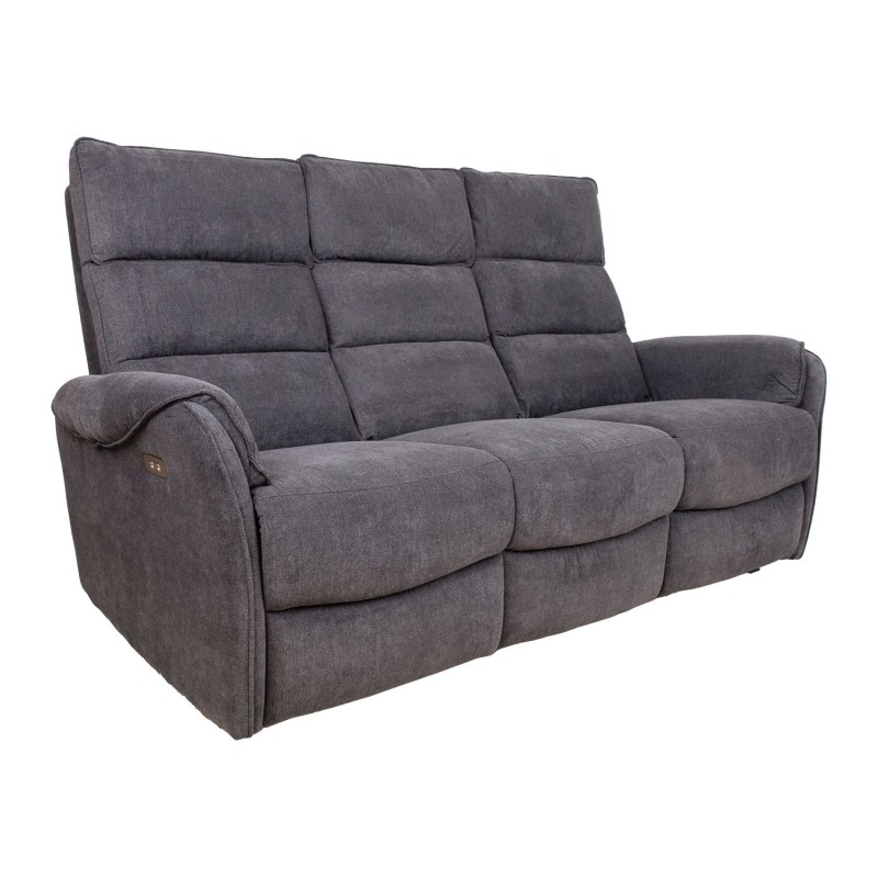 Sofa BOWERS 3-seater electric recliner, grey Sofa BOWERS 3-seater electric recliner, grey