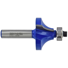 Quarter round cutter with ball bearing, 32x10 mm, 8mm shank