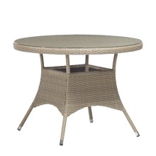 Table LARACHE D100xH74cm, beige