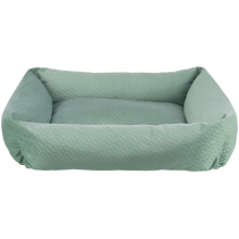 Alena bed, square, 60 × 50 cm, sage