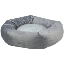 Lionel bed, recycled, round, ø 50 cm, grey