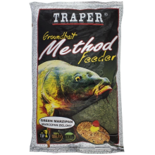 Groundbait TRAPER Method Feeder Green Marzipan 750g