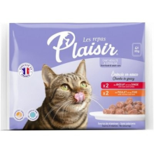 Plaisir Chunks pouch multipack 4x85g