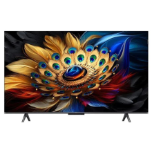 TV Set TCL 43" (4K/Smart, QLED, 3840x2160, Wireless LAN, Bluetooth, Google TV, Black, 43C655)