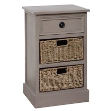 Cabinet with basket drawers KENT 40x33xH66cm
