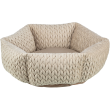 Livia bed, round, ø 50 cm, sand