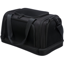 Plane airline carrier, 28 × 25 × 44 cm, black