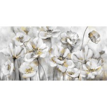 Oil painting 50x100cm, flowers