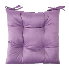 Подушка на стул VELVET 2, 40x40см, фиолетовая
