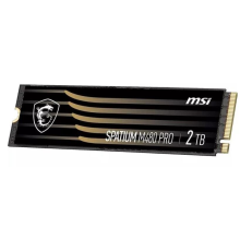 SSD MSI SPATIUM M480 PRO (2TB, M.2, PCIe Gen4, NVMe, 3D NAND, Write speed 7000 MBytes/sec, Read speed 7400 MBytes/sec, 2.15mm)