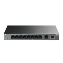 Коммутатор TP-LINK LS1210GP (9x10Base-T / 100Base-TX / 1000Base-T, 1xSFP, порты PoE+ 8, LS1210GP)