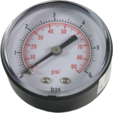 Pressure gauge D63-C 0-6bar 1/4'' Italtecnica