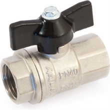Ball valve FF 3/4'' with butterfly