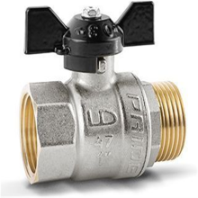 Ball valve FM 1'' with butterfly