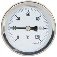 Bimetal dial thermometer T63 0-120*C F+R801 WATTS