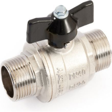 Ball valve MM 1/2'' with butterfly