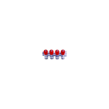 Manifold 1'' - 2-ways 1/2'' Red head screws GF