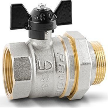 Ball valve FM 1'' with union, butterfly