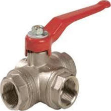 3-way ball valve 1'' T-type Rastelli
