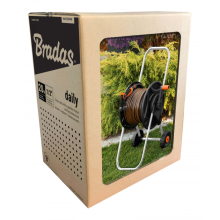 Voolikukäru vooliku-, püstoli-, liitmike- ja sprinkleriga